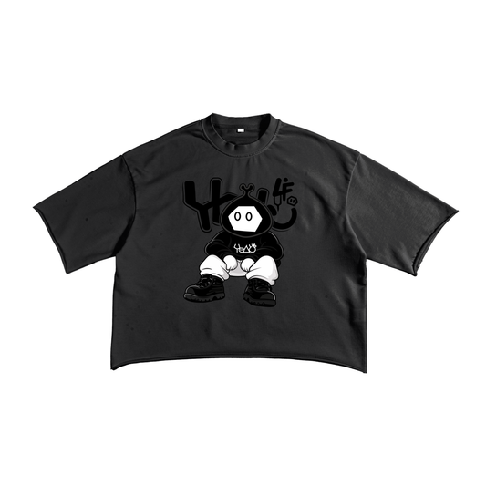 Yolfy French Terry Raw Edge T-Shirt