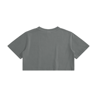 Yolfy woman crop top tee