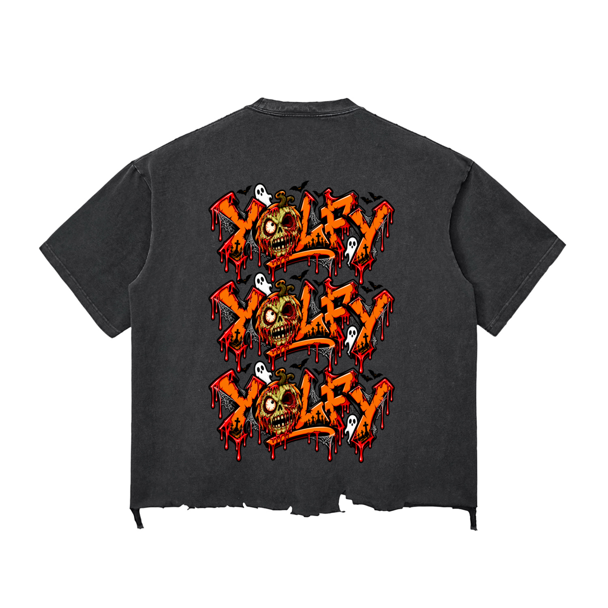Halloween limited edition Yolfy zombie boxy tee