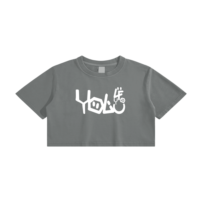 Yolfy woman crop top tee
