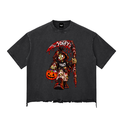 Halloween limited edition Yolfy zombie boxy tee