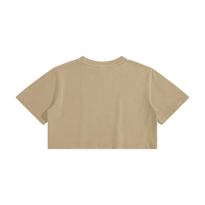 Yolfy woman crop top tee