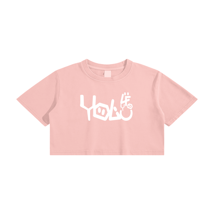 Yolfy woman crop top tee
