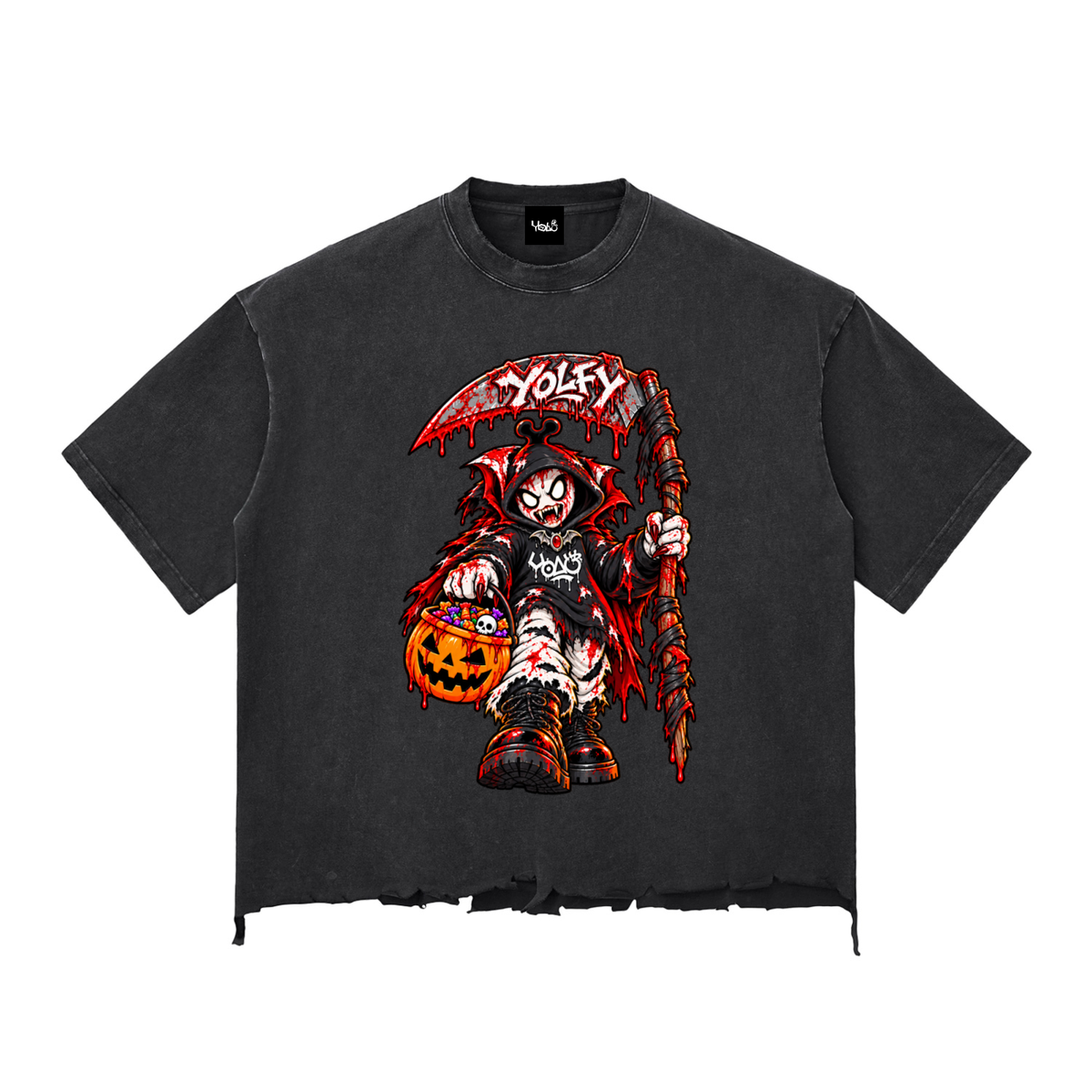 Limited edition Vampire Yolfy man boxy tee